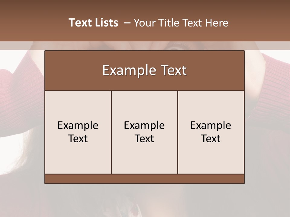 Shoulder Hand Expression PowerPoint Template