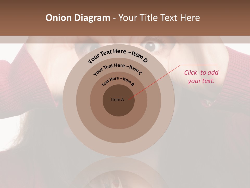 Shoulder Hand Expression PowerPoint Template