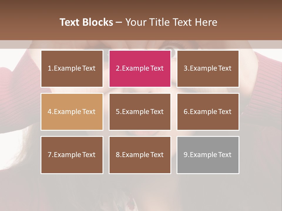 Shoulder Hand Expression PowerPoint Template