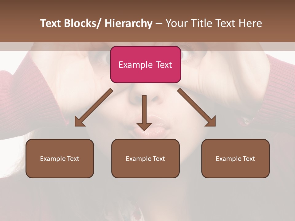 Shoulder Hand Expression PowerPoint Template
