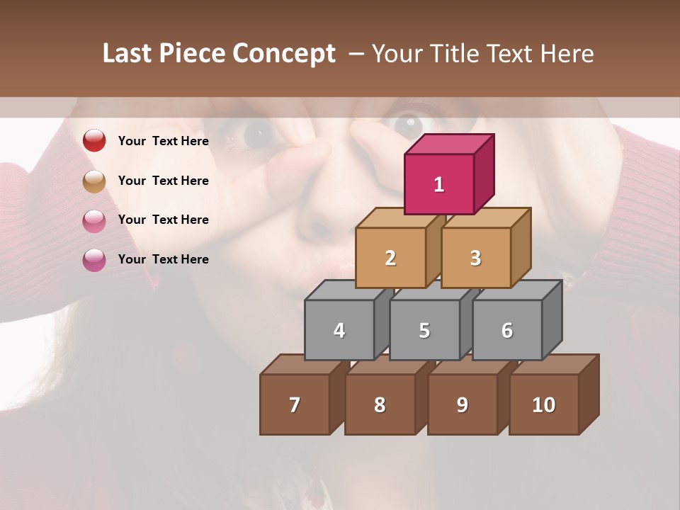 Shoulder Hand Expression PowerPoint Template