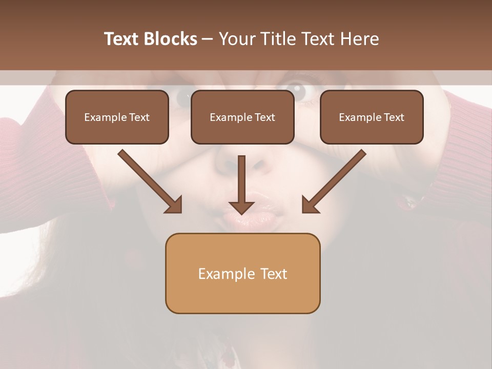 Shoulder Hand Expression PowerPoint Template