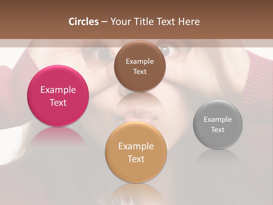 Shoulder Hand Expression PowerPoint Template