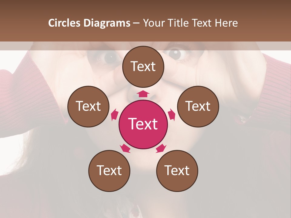 Shoulder Hand Expression PowerPoint Template