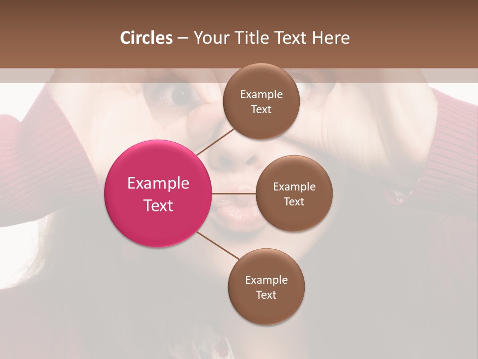 Shoulder Hand Expression PowerPoint Template