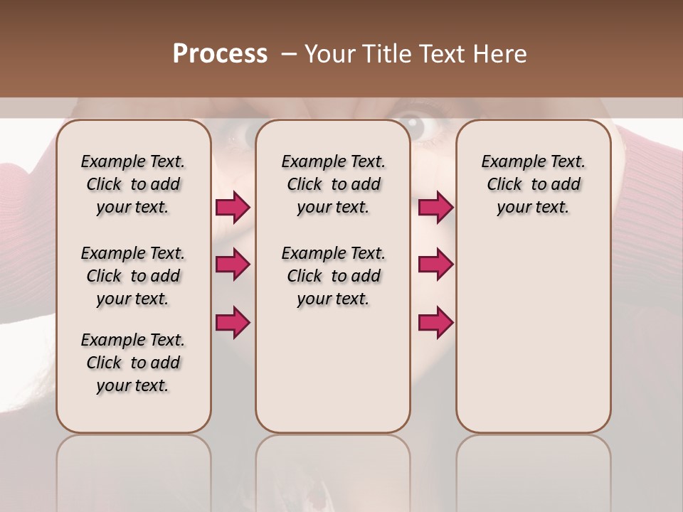 Shoulder Hand Expression PowerPoint Template