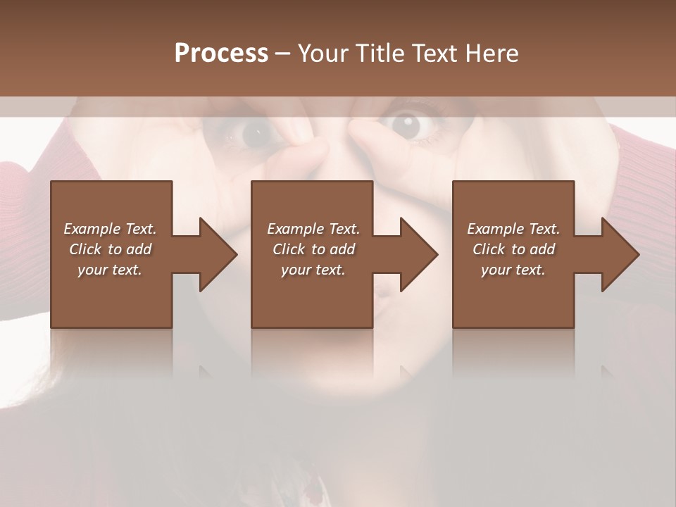 Shoulder Hand Expression PowerPoint Template