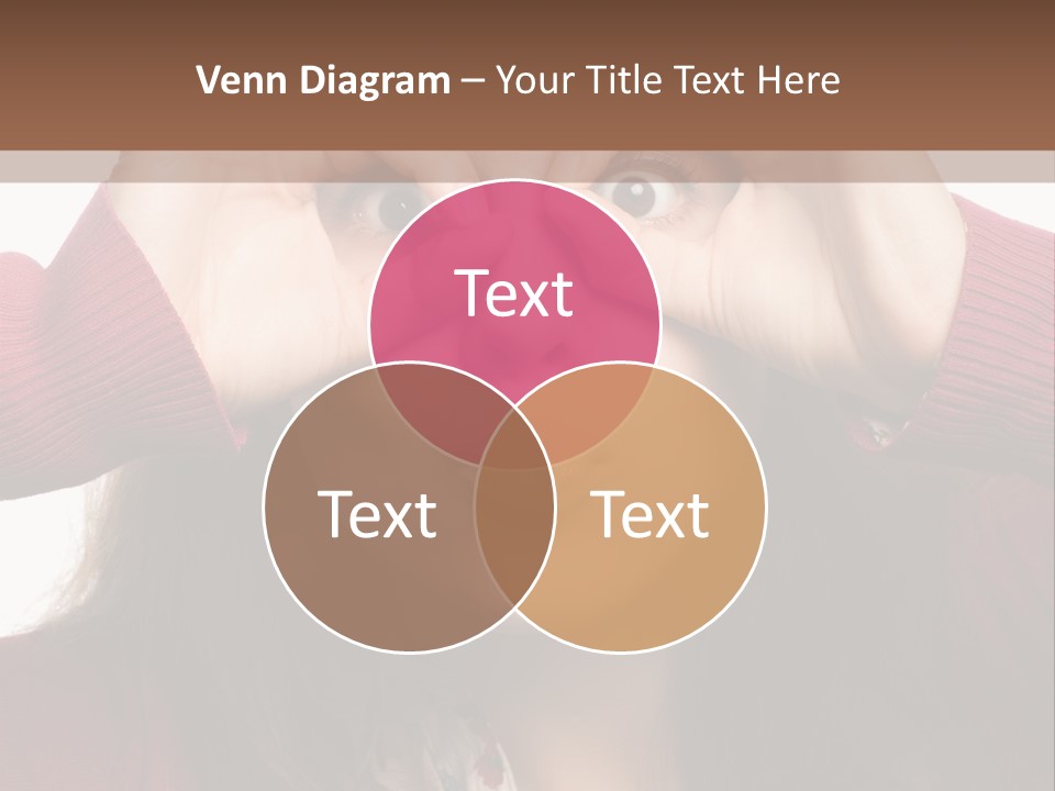 Shoulder Hand Expression PowerPoint Template