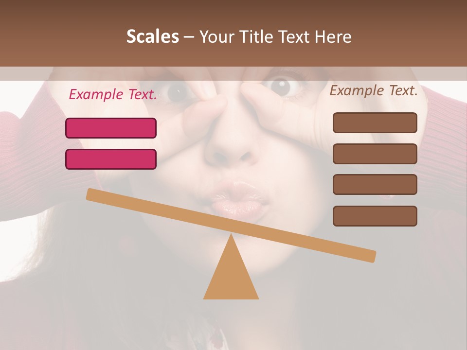 Shoulder Hand Expression PowerPoint Template