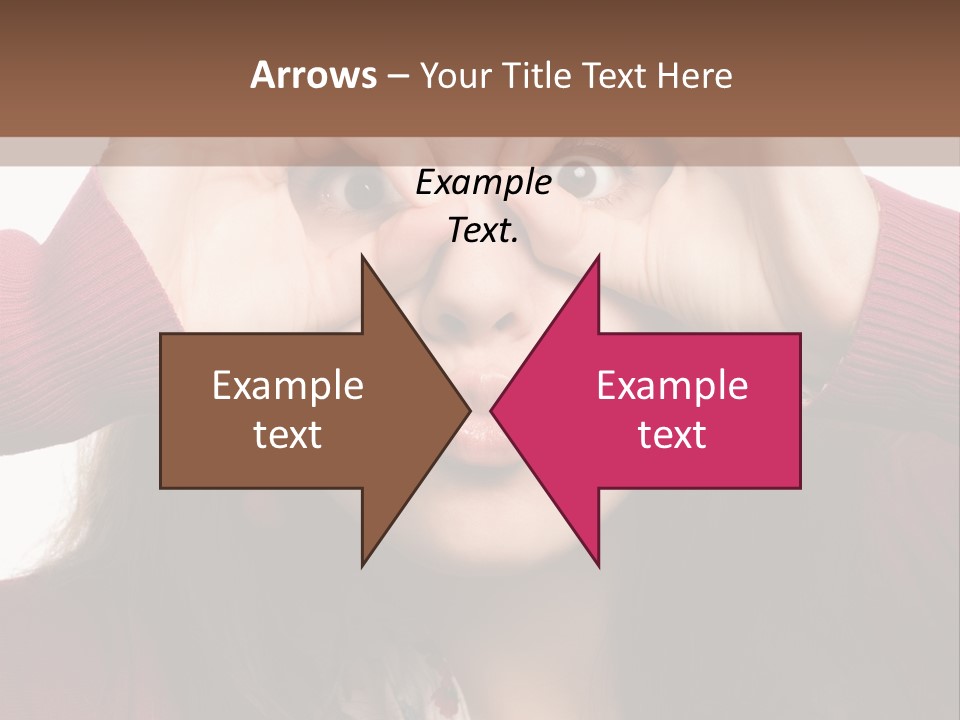 Shoulder Hand Expression PowerPoint Template