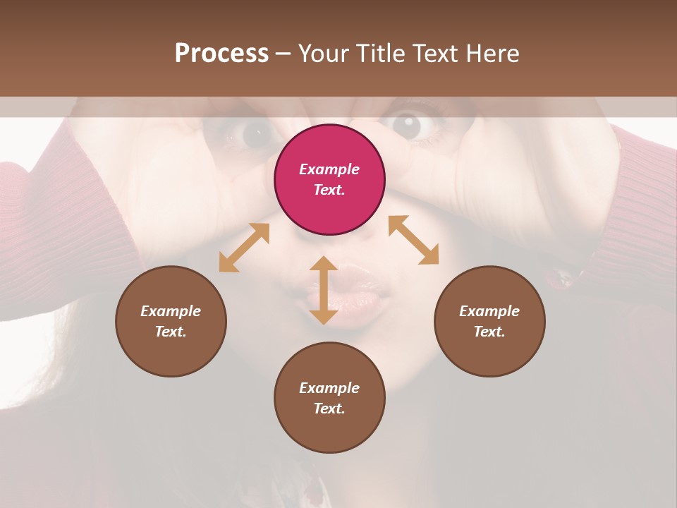 Shoulder Hand Expression PowerPoint Template