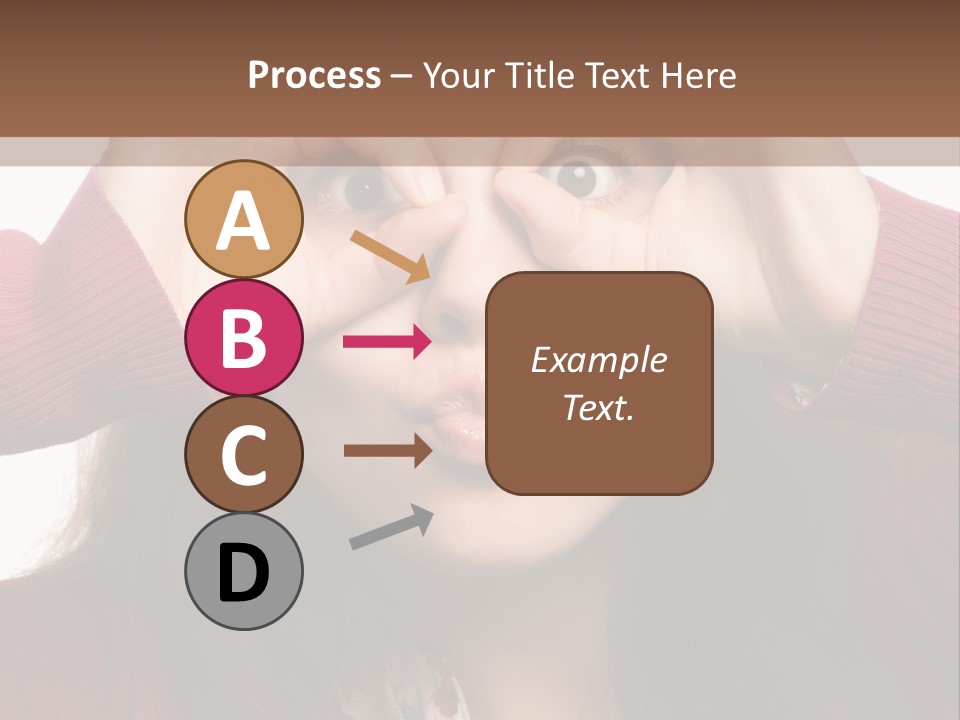 Shoulder Hand Expression PowerPoint Template