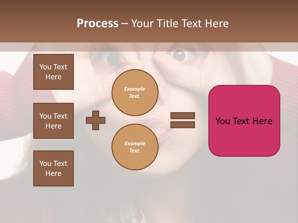 Shoulder Hand Expression PowerPoint Template