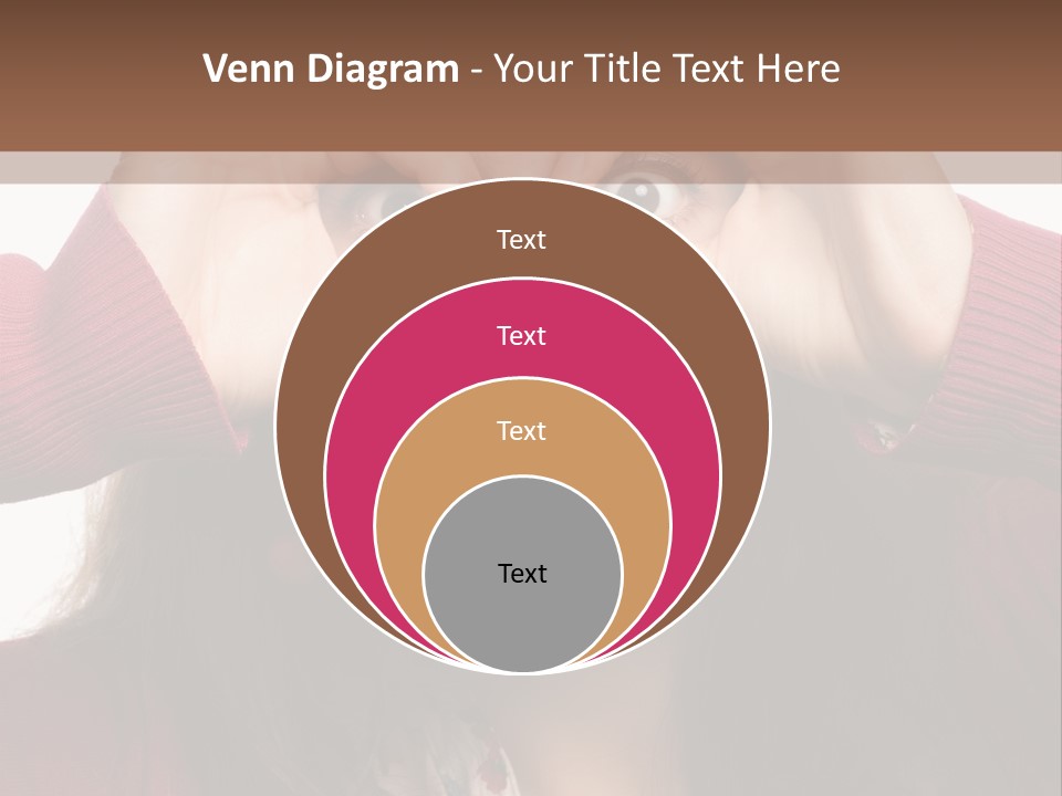 Shoulder Hand Expression PowerPoint Template