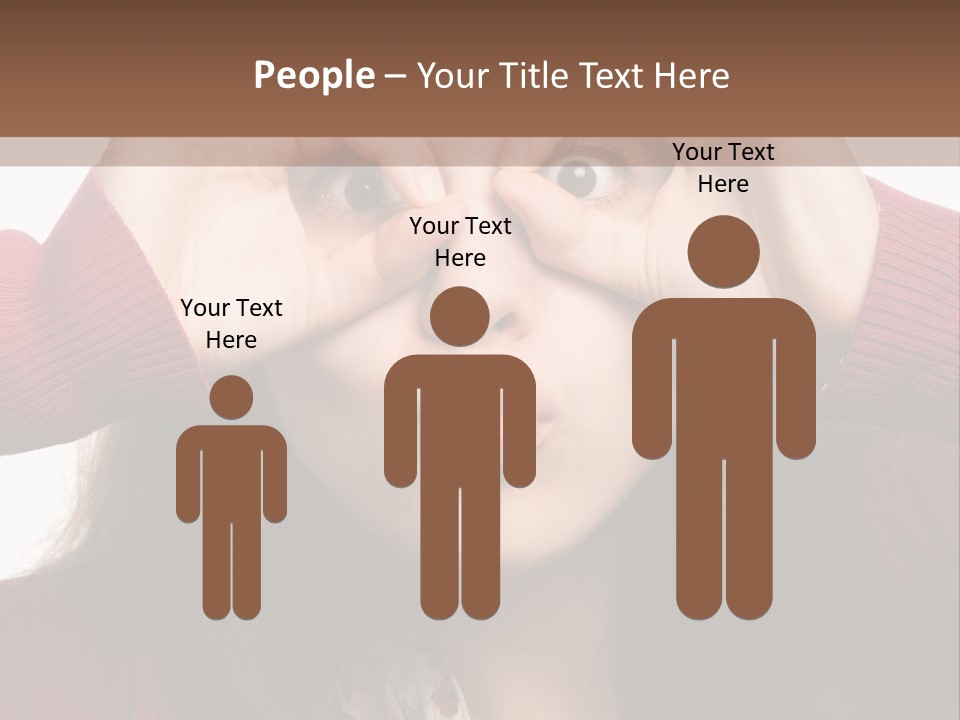 Shoulder Hand Expression PowerPoint Template