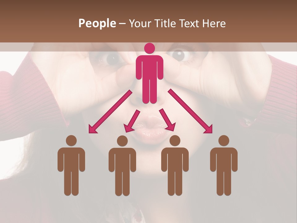 Shoulder Hand Expression PowerPoint Template