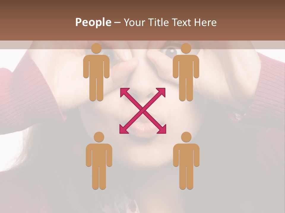 Shoulder Hand Expression PowerPoint Template