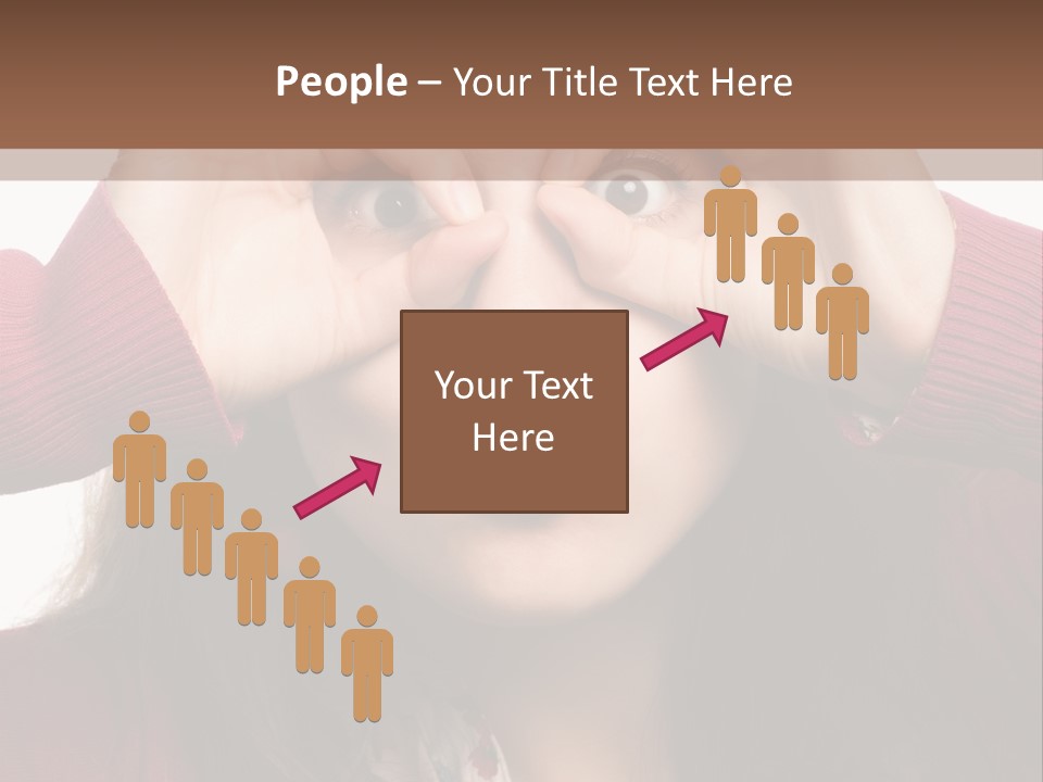 Shoulder Hand Expression PowerPoint Template