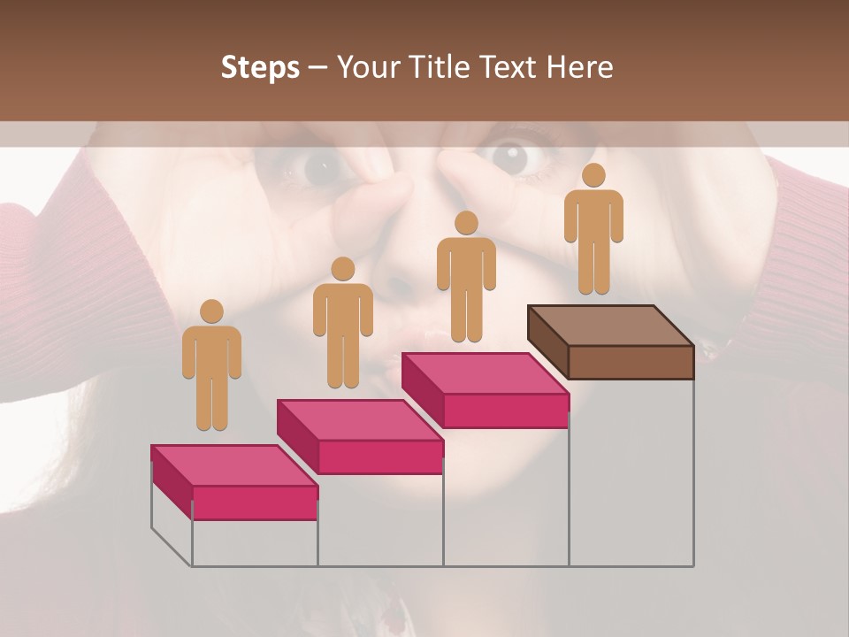 Shoulder Hand Expression PowerPoint Template