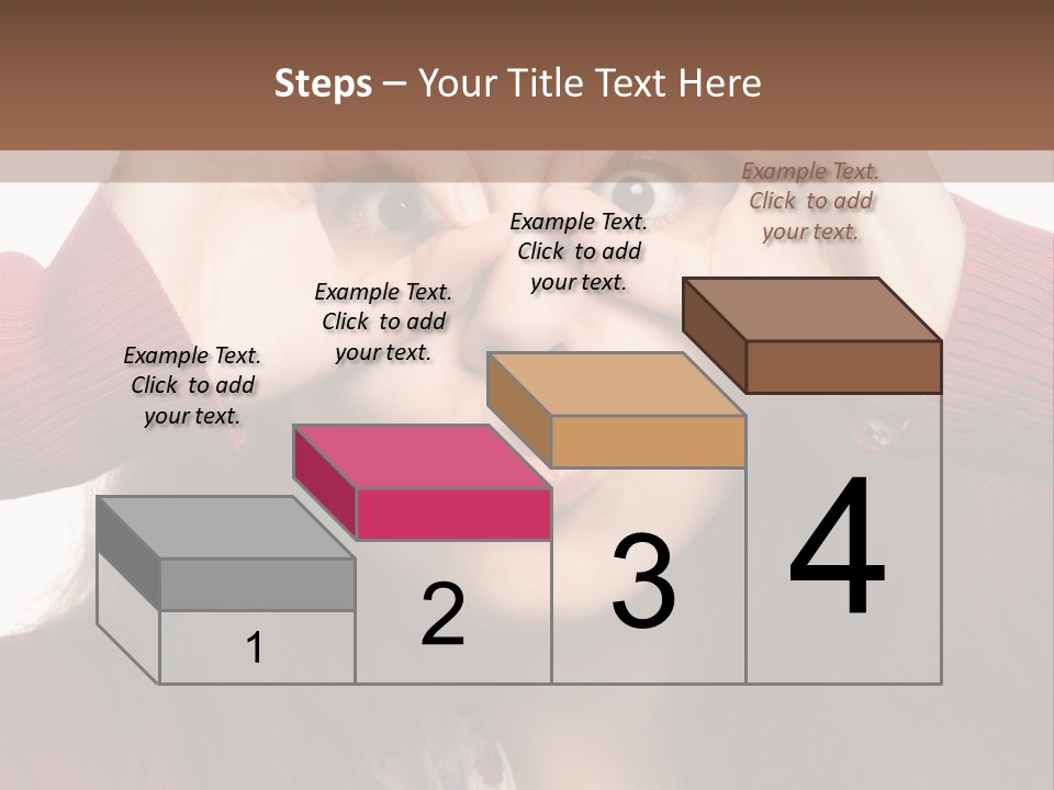 Shoulder Hand Expression PowerPoint Template