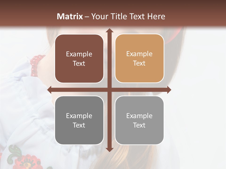 Ukraine National Costume PowerPoint Template