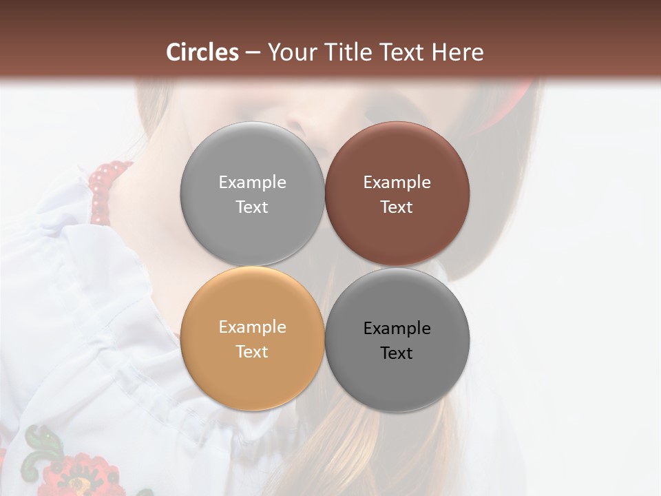 Ukraine National Costume PowerPoint Template