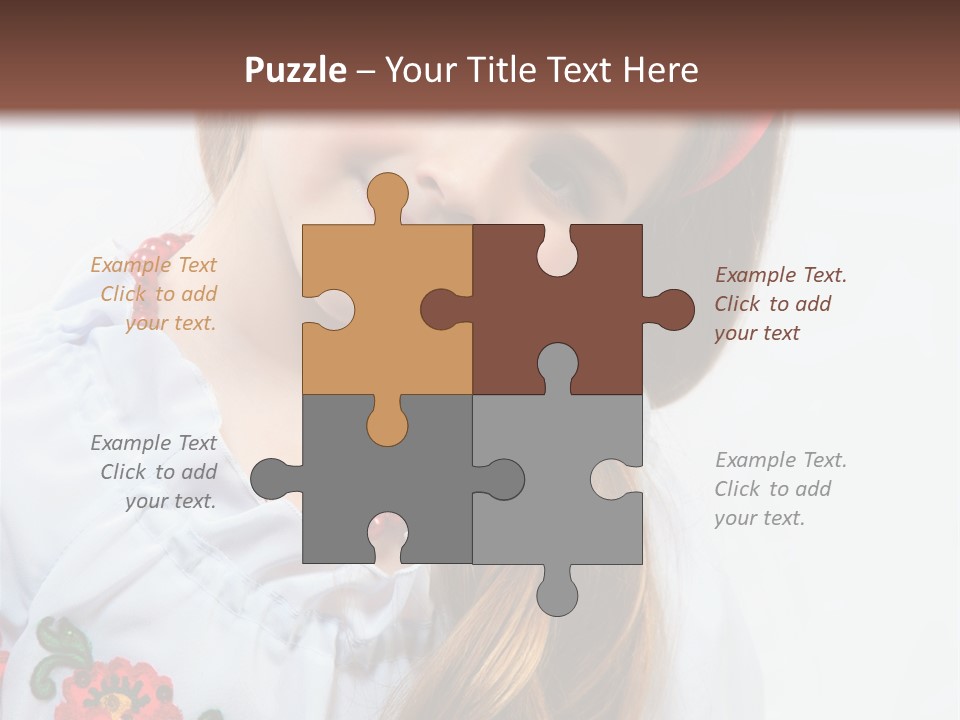 Ukraine National Costume PowerPoint Template