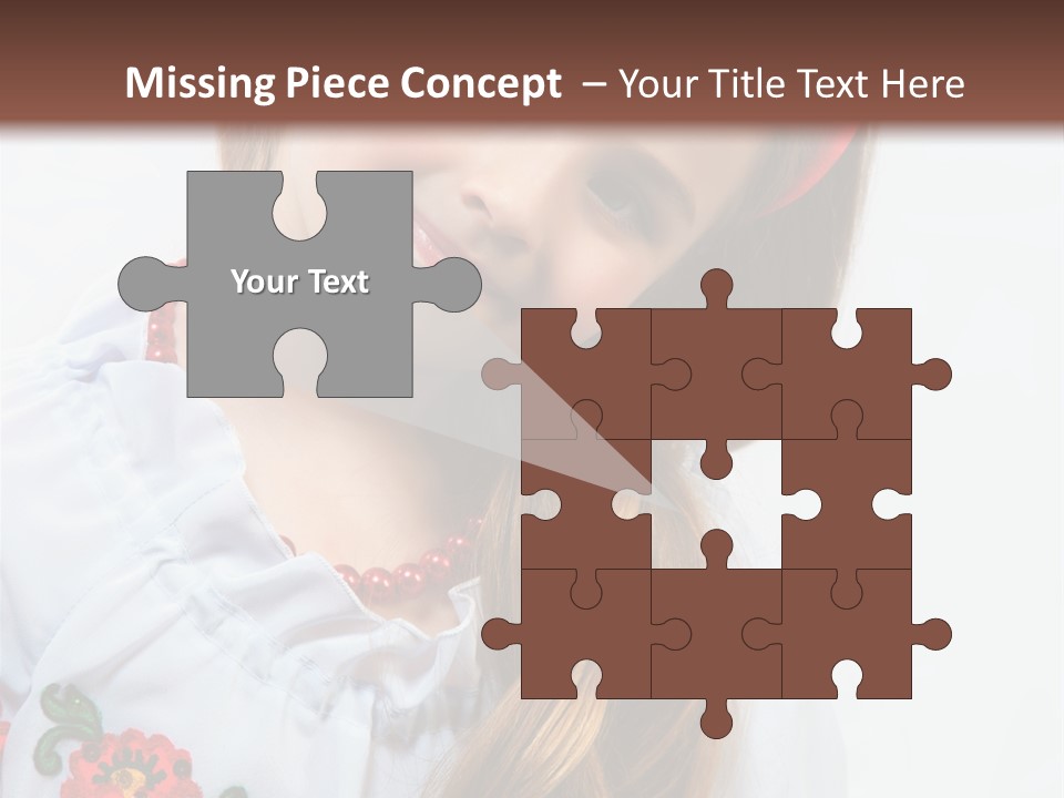 Ukraine National Costume PowerPoint Template