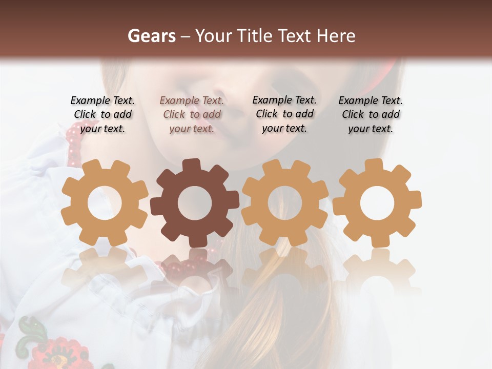 Ukraine National Costume PowerPoint Template