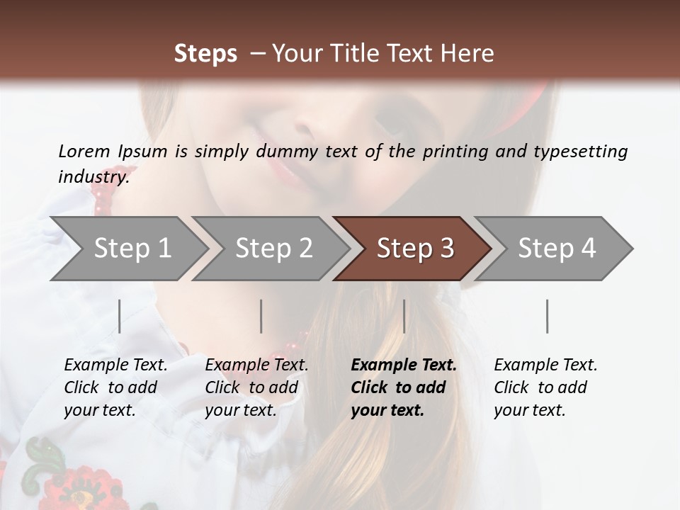 Ukraine National Costume PowerPoint Template