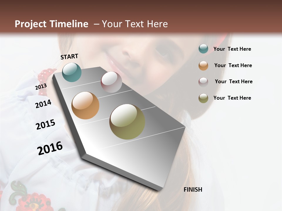 Ukraine National Costume PowerPoint Template