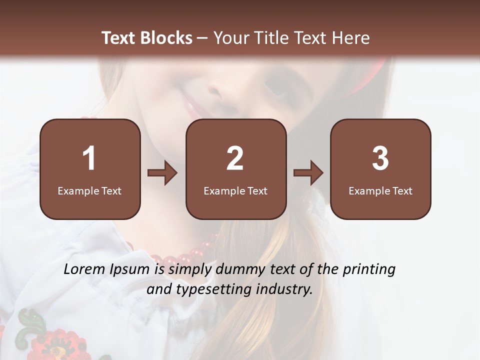 Ukraine National Costume PowerPoint Template