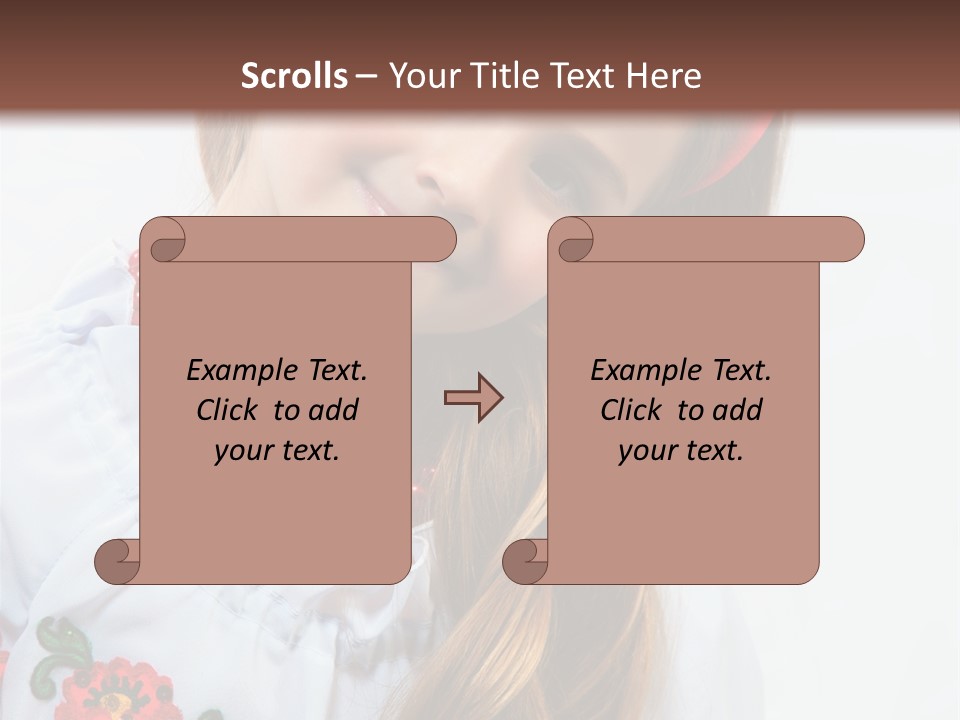 Ukraine National Costume PowerPoint Template