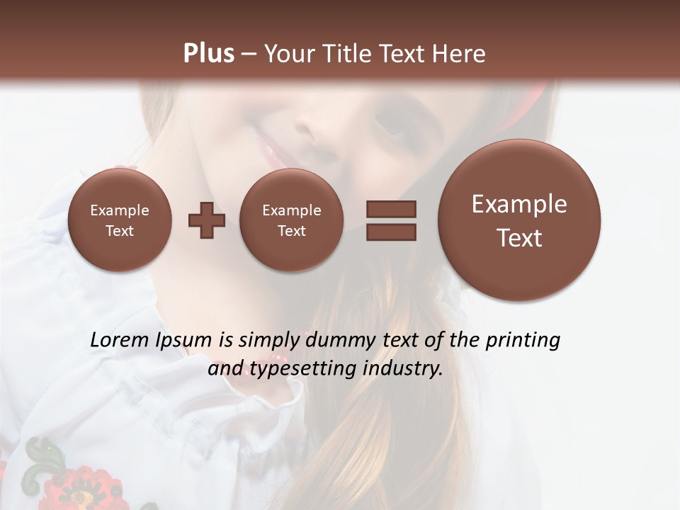 Ukraine National Costume PowerPoint Template