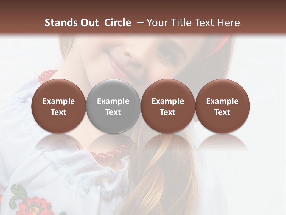 Ukraine National Costume PowerPoint Template