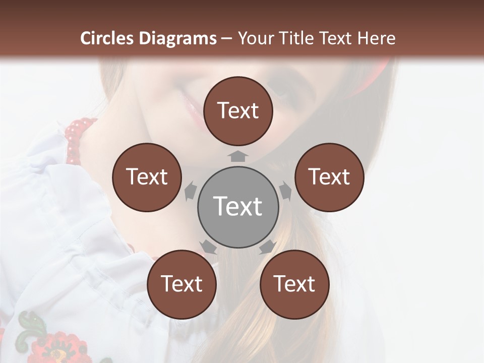 Ukraine National Costume PowerPoint Template