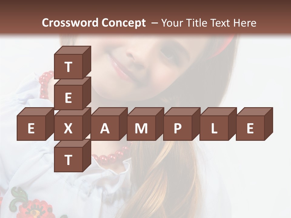 Ukraine National Costume PowerPoint Template