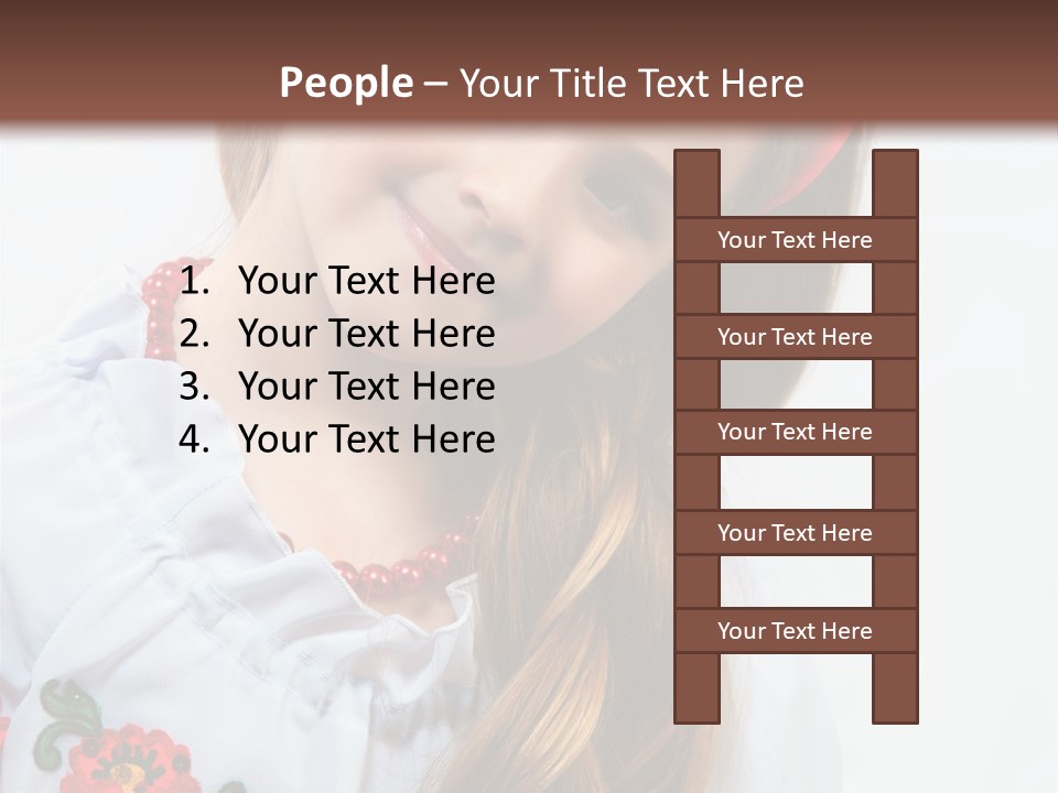 Ukraine National Costume PowerPoint Template