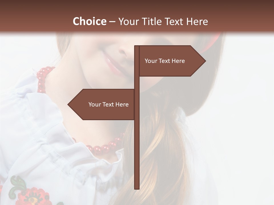 Ukraine National Costume PowerPoint Template