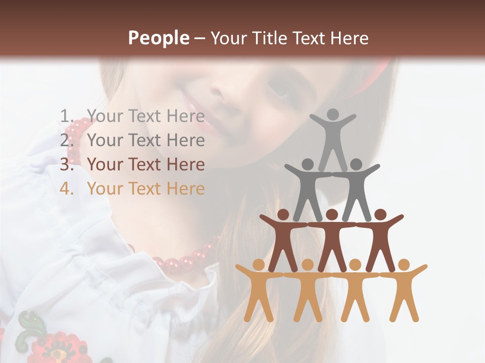 Ukraine National Costume PowerPoint Template