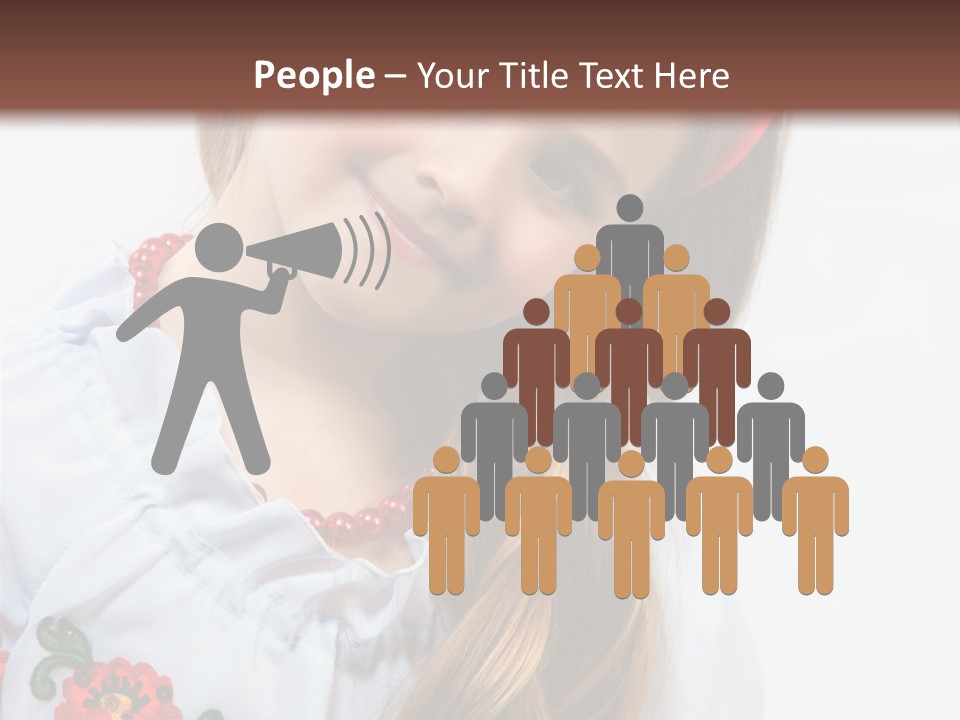 Ukraine National Costume PowerPoint Template