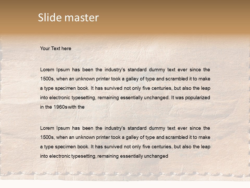 Jeans Labels PowerPoint Template