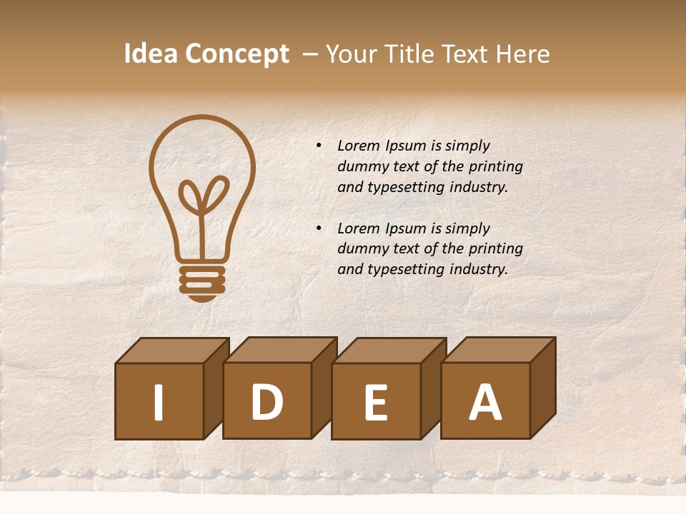 Jeans Labels PowerPoint Template