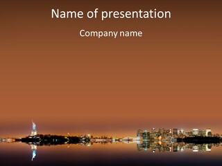 Hd City Lights PowerPoint Template