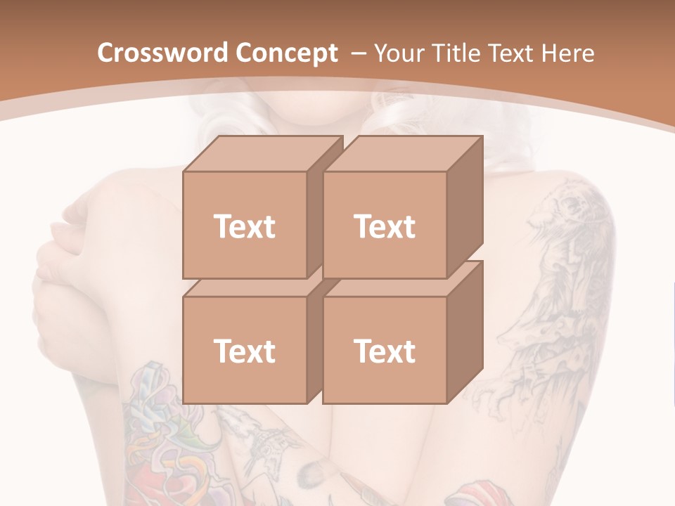 Make Up Tattoos PowerPoint Template