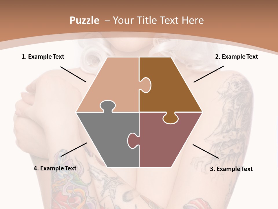 Make Up Tattoos PowerPoint Template