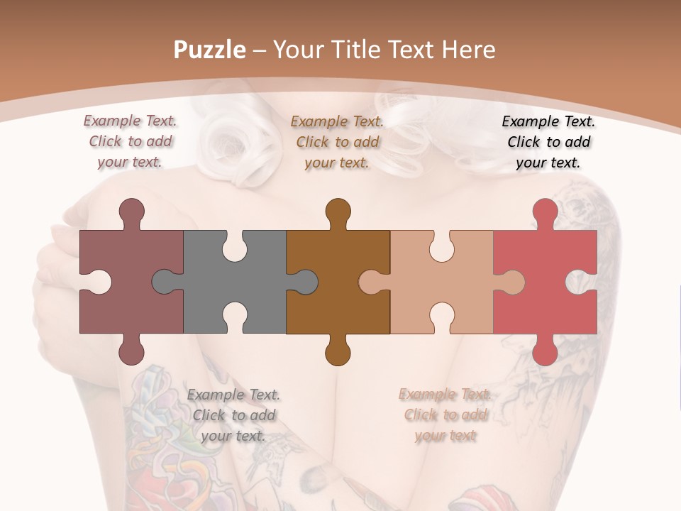 Make Up Tattoos PowerPoint Template
