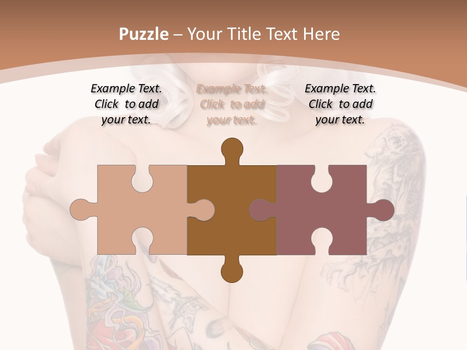 Make Up Tattoos PowerPoint Template