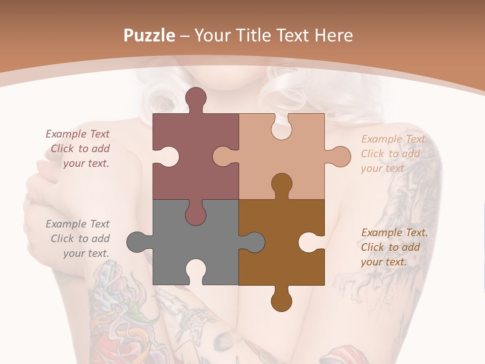 Make Up Tattoos PowerPoint Template