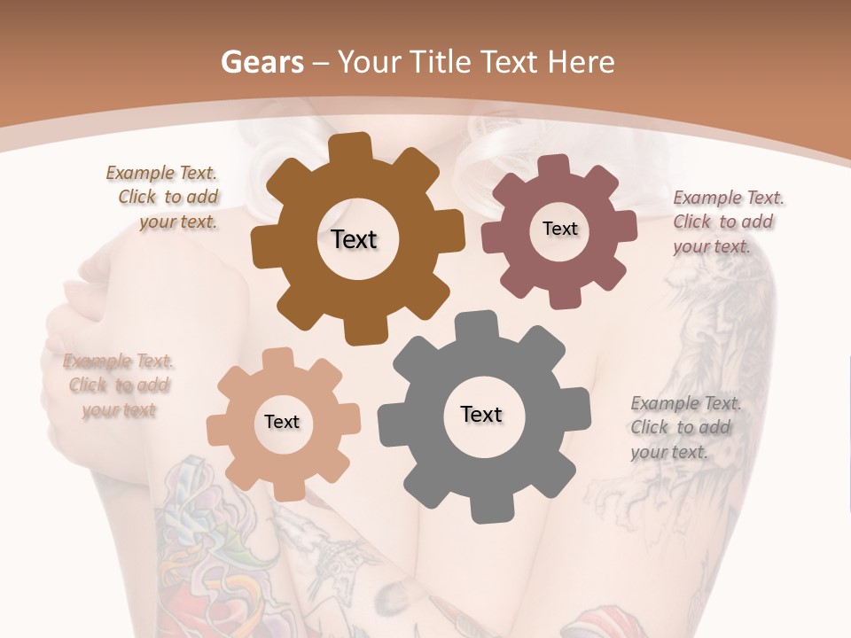 Make Up Tattoos PowerPoint Template